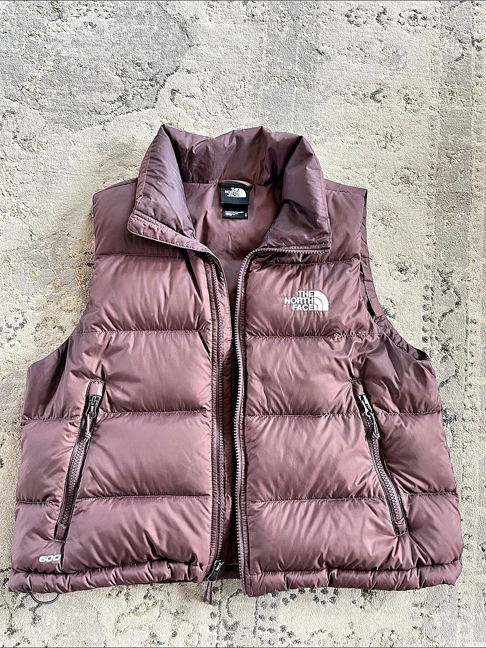 The North Face Puffer Vest in Brown Like New